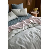 Temple &amp; Webster Pure French Flax Linen Quilt Cover Set