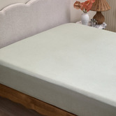 Temple &amp; Webster Pure French Flax Linen Fitted Sheet