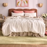 Temple &amp; Webster Pure French Flax Linen Quilt Cover Set