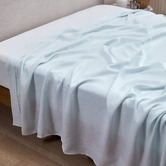 Temple &amp; Webster Pure French Flax Linen Flat Sheet