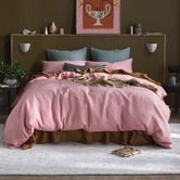 Temple &amp; Webster Pure French Flax Linen Quilt Cover Set
