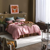 Temple &amp; Webster Pure French Flax Linen Quilt Cover Set