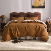 Temple &amp; Webster Pure French Flax Linen Quilt Cover Set