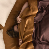 Temple &amp; Webster Pure French Flax Linen Quilt Cover Set