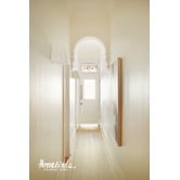 Temple &amp; Webster Clem White Scalloped Wall Light