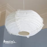 Temple &amp; Webster Jovie Jute Fabric Pendant Light