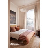 Temple &amp; Webster Tamsin Organic Linen Pendant Light