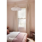 Temple &amp; Webster Tamsin Organic Linen Pendant Light