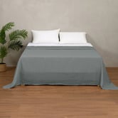 Temple &amp; Webster Pure French Flax Linen Flat Sheet