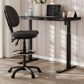Temple &amp; Webster Leo Sit &amp; Stand Desk with Wireless Charging Station