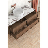Temple &amp; Webster Viola-Look 1200mm Wall Hung Single Vanity