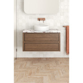 Temple &amp; Webster Viola-Look 900mm Wall Hung Single Vanity
