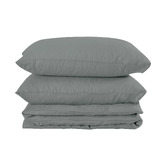 Temple &amp; Webster Pure French Flax Linen Quilt Cover Set
