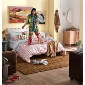 Temple &amp; Webster Juno Stripe Australian Cotton Quilt Cover Set