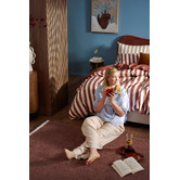 Temple &amp; Webster Sutton Cotton &amp; Linen Fitted Sheet Set