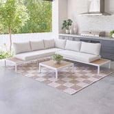 Temple &amp; Webster 5 Seater Catalina Outdoor Modular Lounge Set