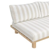 Temple &amp; Webster 5 Seater Clifton Acacia Wood Outdoor Modular Lounge Set