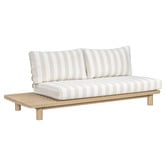 Temple &amp; Webster 5 Seater Clifton Acacia Wood Outdoor Modular Lounge Set