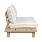 Temple &amp; Webster 5 Seater Clifton Acacia Wood Outdoor Modular Lounge Set