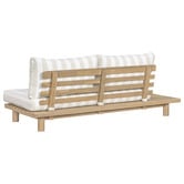 Temple &amp; Webster 5 Seater Clifton Acacia Wood Outdoor Modular Lounge Set