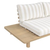 Temple &amp; Webster 5 Seater Clifton Acacia Wood Outdoor Modular Lounge Set