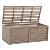 Temple &amp; Webster 2 Seater Malibu Aluminium Outdoor Storage Bench