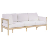 Temple &amp; Webster 5 Seater Olive Green River Outdoor Modular Sofa Set