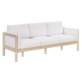 Temple &amp; Webster 5 Seater Olive Green River Outdoor Sofa Set