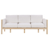 Temple &amp; Webster 5 Seater Olive Green River Outdoor Sofa Set