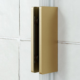Temple &amp; Webster Blanca Stainless Steel Shower Screen Clip