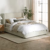 Temple &amp; Webster Abode Upholstered Bed Frame