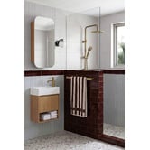 Temple &amp; Webster Mabel 460mm Wall Hung Single Vanity