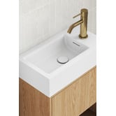 Temple &amp; Webster Mabel 460mm Wall Hung Single Vanity