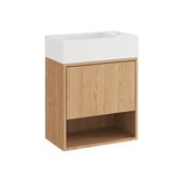 Temple &amp; Webster Mabel 460mm Wall Hung Single Vanity