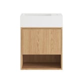 Temple &amp; Webster Mabel 460mm Wall Hung Single Vanity