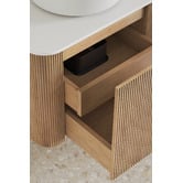 Temple &amp; Webster Nomad 600mm Natural Wall Hung Single Vanity