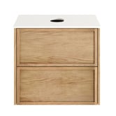Temple &amp; Webster Cali 600mm Wall Hung Single Vanity