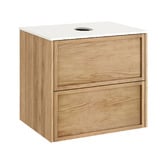 Temple &amp; Webster Cali 600mm Wall Hung Single Vanity