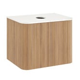 Temple &amp; Webster Nomad 600mm Natural Wall Hung Single Vanity