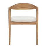 Temple &amp; Webster Jasper Solid Oak Wood Dining Chair