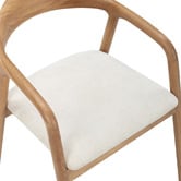 Temple &amp; Webster Jasper Solid Oak Wood Dining Chair