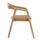 Temple &amp; Webster Jasper Solid Oak Wood Dining Chair