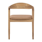 Temple &amp; Webster Jasper Solid Oak Wood Dining Chair