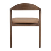 Temple &amp; Webster Jasper Solid Oak Wood Dining Chair