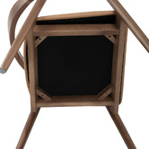 Temple &amp; Webster Jasper Solid Oak Wood Dining Chair