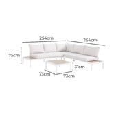 Temple &amp; Webster 5 Seater Catalina Outdoor Modular Lounge Set