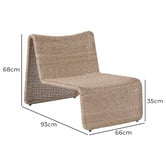 Temple &amp; Webster Amori Wicker Outdoor Lounge Chairs