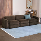 Temple &amp; Webster Cora 4 Seater Modular Sofa with Storage