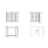 Temple &amp; Webster Nomad 600mm Natural Wall Hung Single Vanity