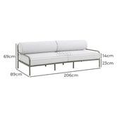 Temple &amp; Webster 5 Seater Capri Outdoor Lounge Set